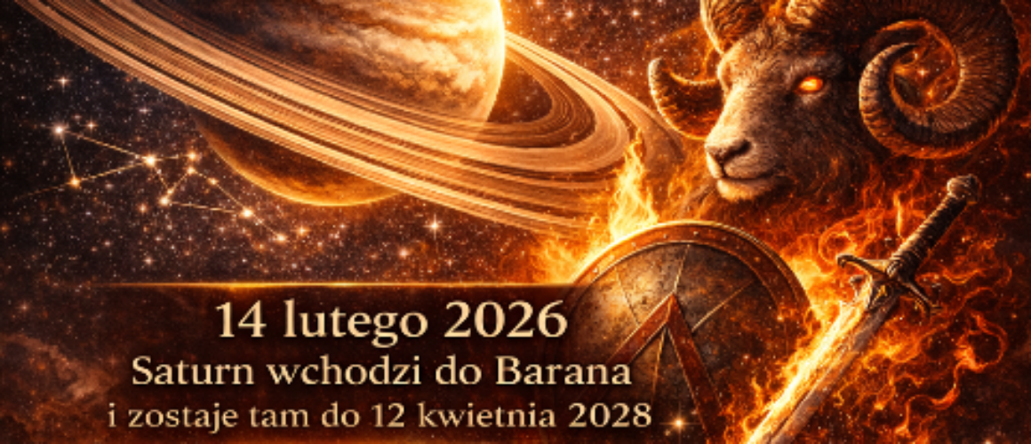 Przejście Saturna do Barana 14.02.2025-12.04.2028 Koniec zwlekania, początek odpowiedzialności