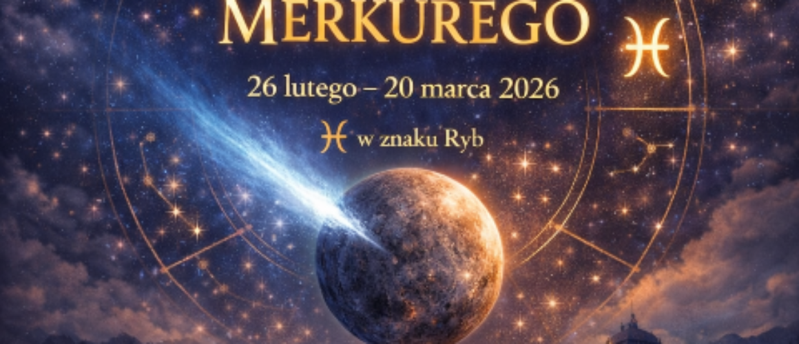 Retrogradacja Merkurego w Rybach 26.02–20.03.2026