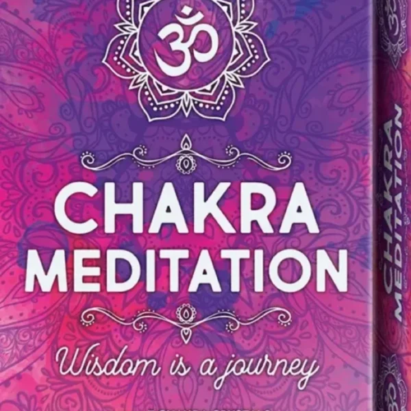 Karty Chakra Meditation zestaw z 7 kamieniami