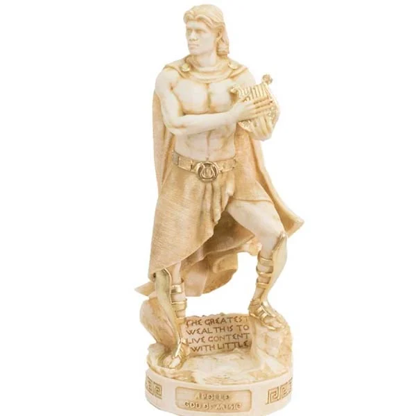 Figurka Alabastrowa Apollo – Grecki Bóg Muzyki i Światła 24,5 cm