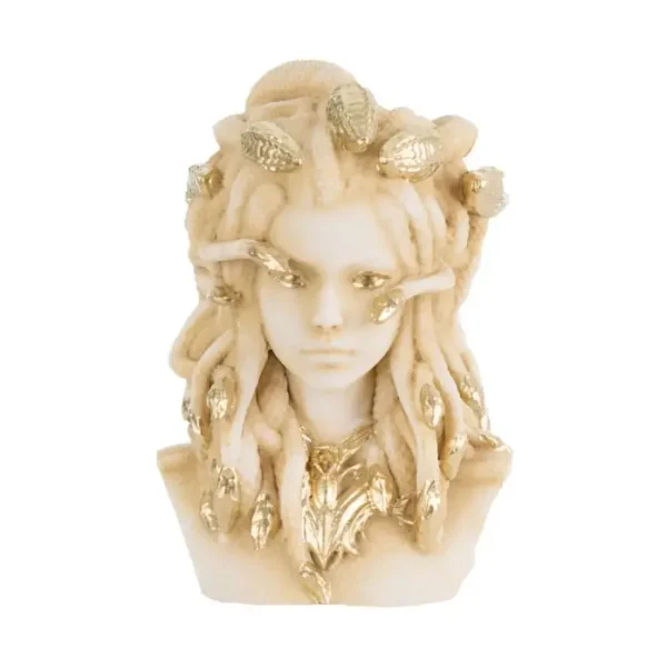 Figurka Alabastrowa Meduza – Grecka Gorgona 17 cm